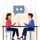 Icon representing an initial consultation meeting