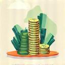 Graphic representing passive income generation